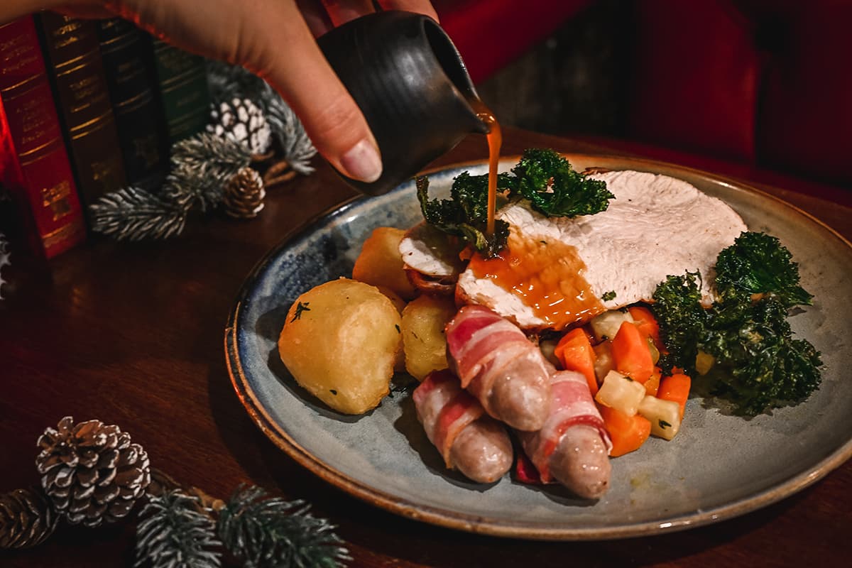 Christmas at the Queens Arms in Edinburgh
