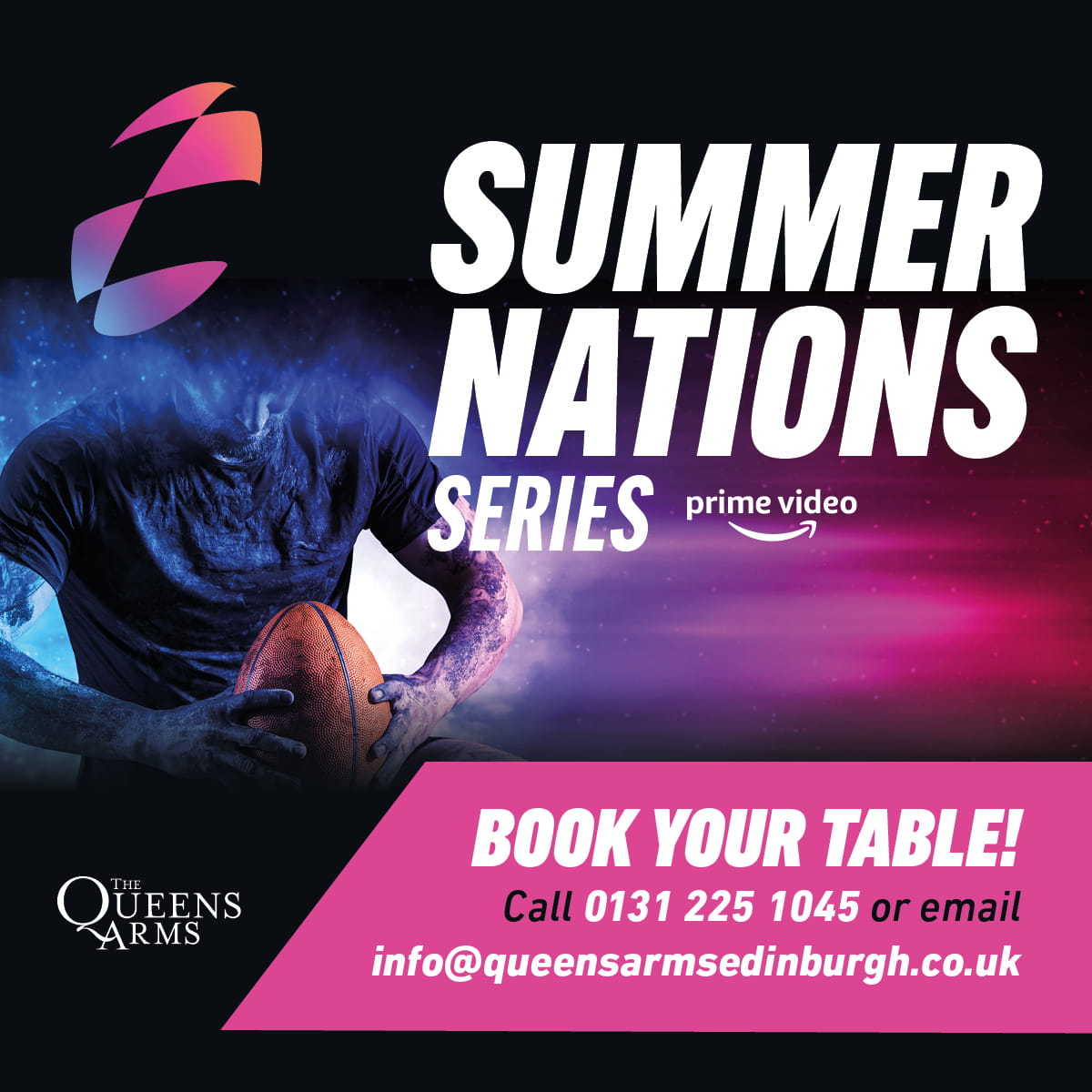The Queen Arms Summer Nations Watch Here